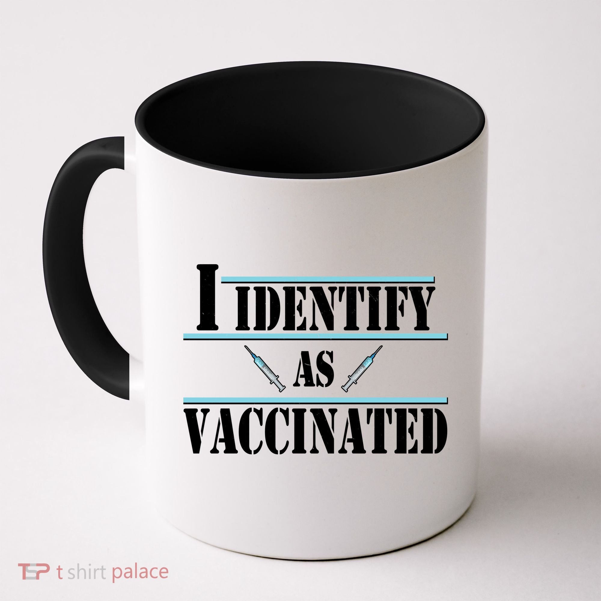 I Identify As Vaccinated Pro Vaccine Coffee Mug