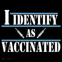 I Identify As Vaccinated Pro Vaccine Women's Hoodie thumb 2