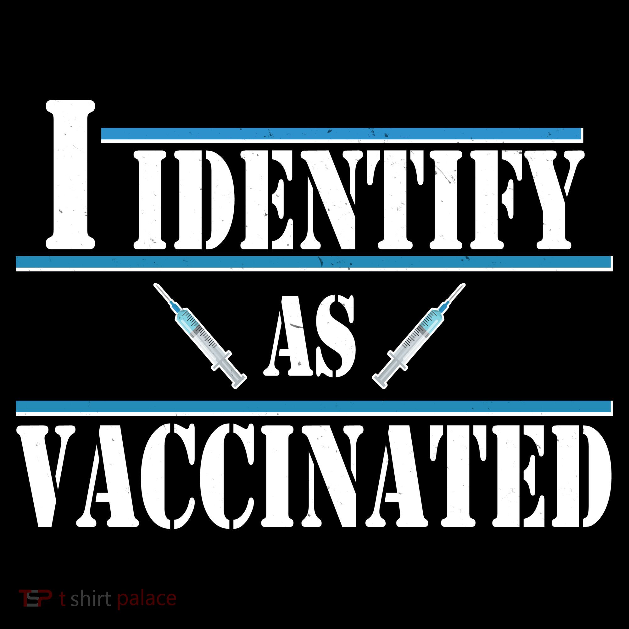I Identify As Vaccinated Pro Vaccine Kids Hoodie