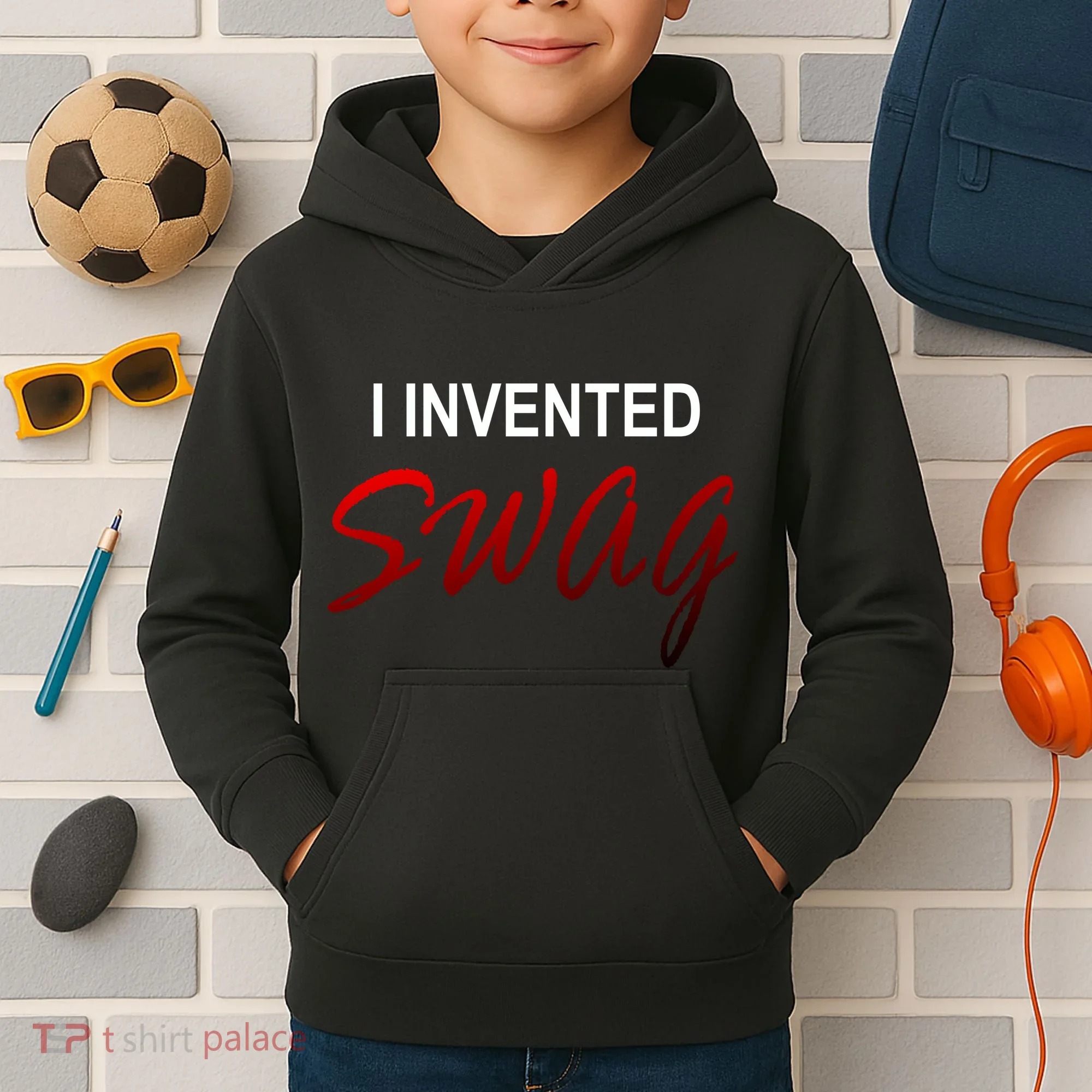 I Invented Swag Kids Hoodie