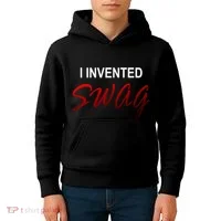 I Invented Swag Kids Hoodie thumb 4