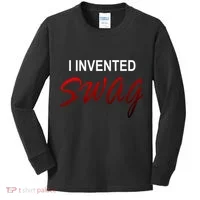 I Invented Swag Kids Long Sleeve Shirt thumb 0
