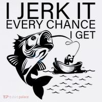 I Jerk It Every Chance I Get Funny Fishing Garment-Dyed Sweatshirt thumb 2