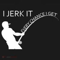 I Jerk It Funny Fishing Pole Backpack thumb 2