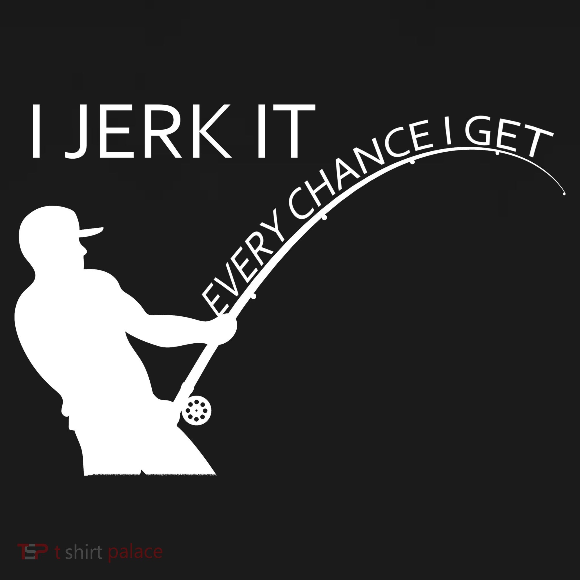 I Jerk It Funny Fishing Pole Backpack
