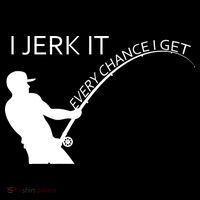 I Jerk It Funny Fishing Pole Ornament thumb 1