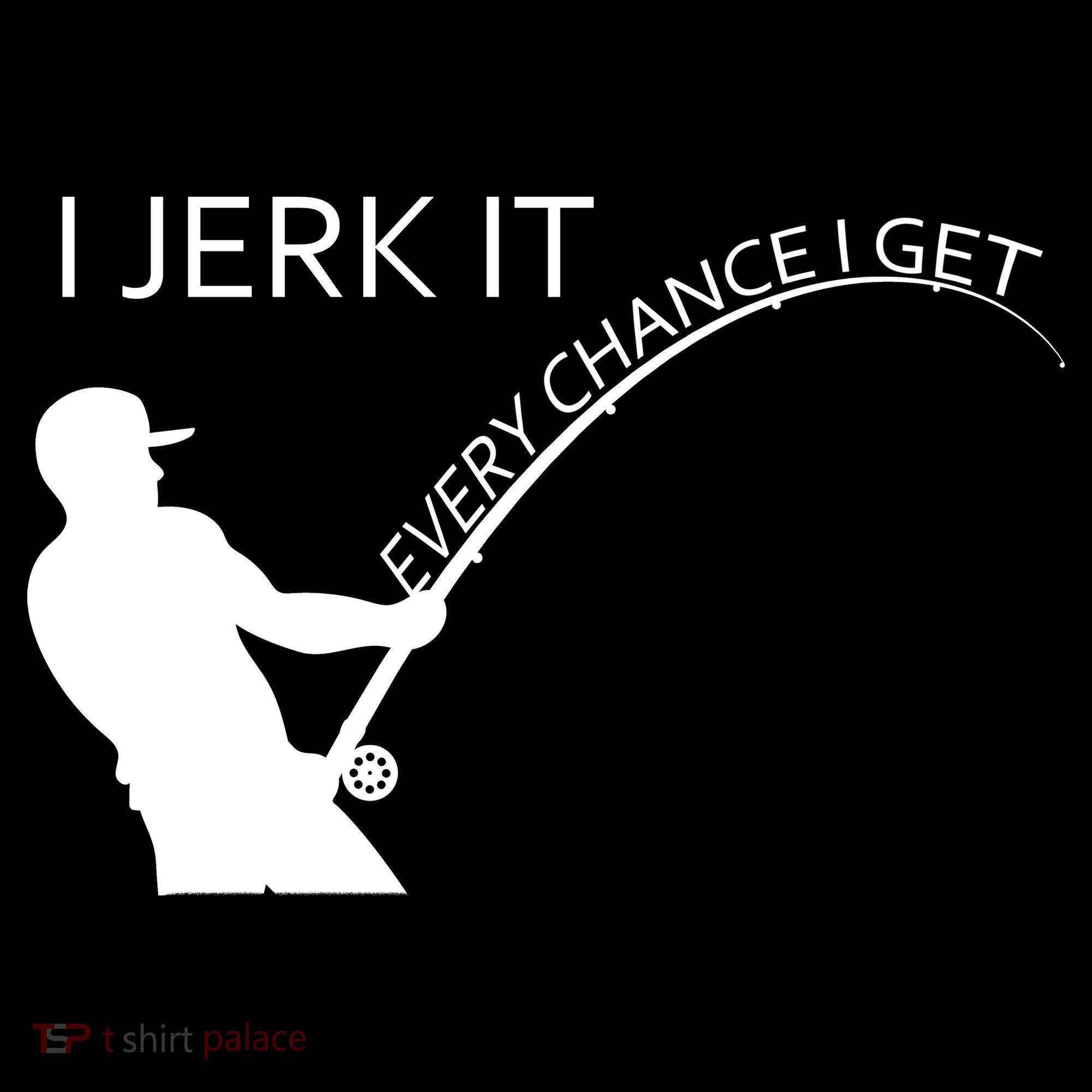I Jerk It Funny Fishing Pole Ornament