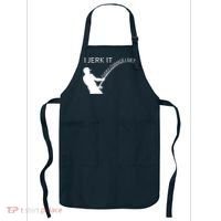 I Jerk It Funny Fishing Pole Apron thumb 0