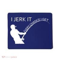 I Jerk It Funny Fishing Pole Mousepad thumb 0