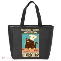 I Just Baked You Some Shut The Fucupcakes Cat Tote Bag thumb 0