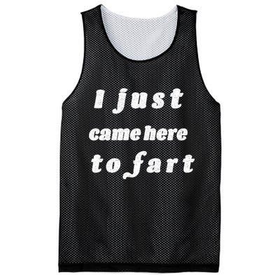 I Just Came Here To Fart Mesh Reversible Basketball Jersey Tank