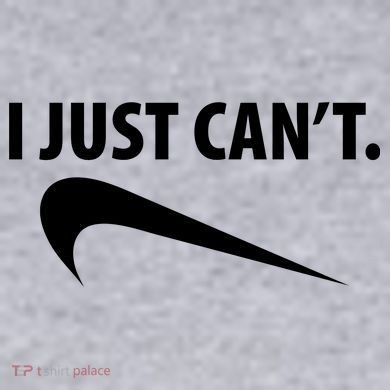 I Just Can't Funny Parody Women's Racerback Cropped Tank