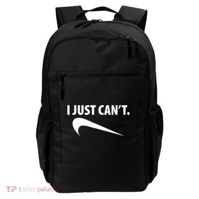 I Just Can't Funny Parody Backpack
