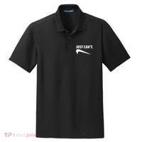 I Just Can't Funny Parody Dry Zone Grid Polo thumb 0