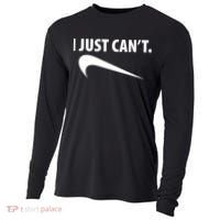 I Just Can't Funny Parody Cooling Performance Long Sleeve Crew thumb 0