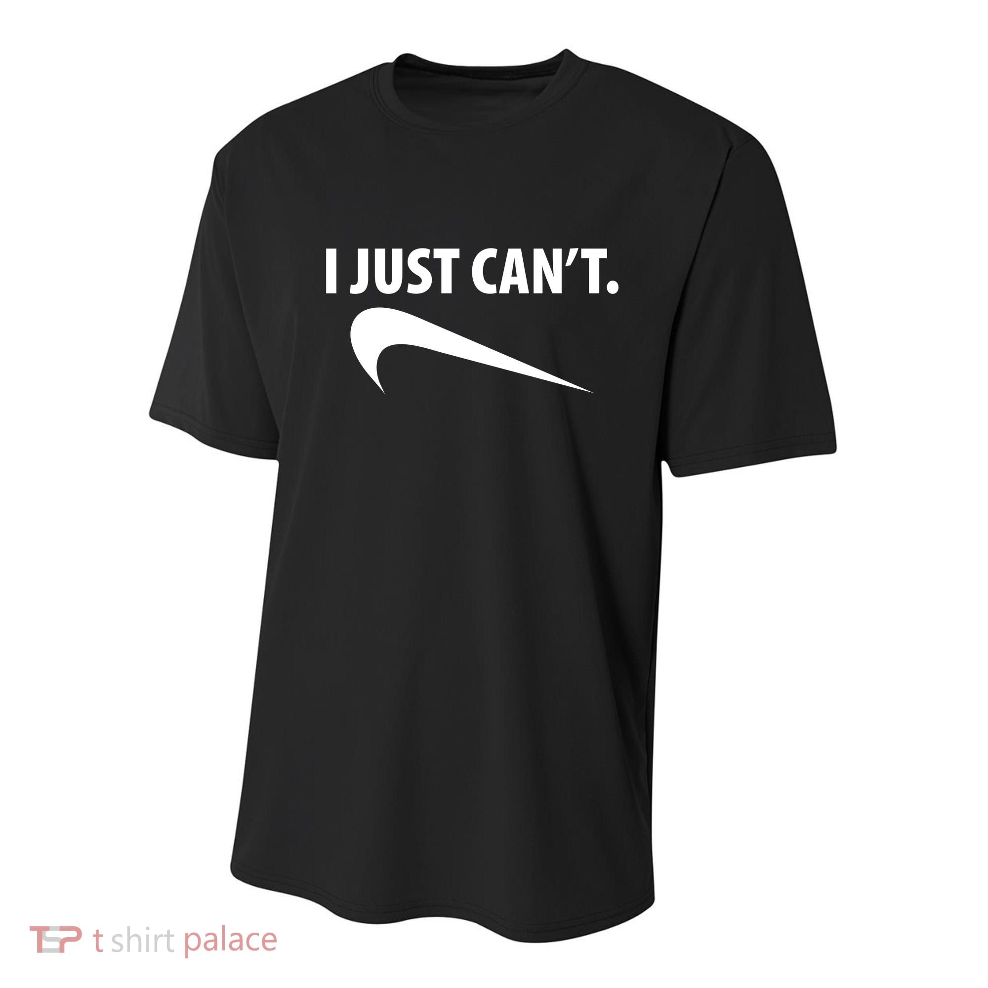 I Just Can't Funny Parody Youth Performance Sprint T-Shirt