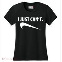 I Just Can't Funny Parody Women's Cooling Performance Crew T-Shirt thumb 0