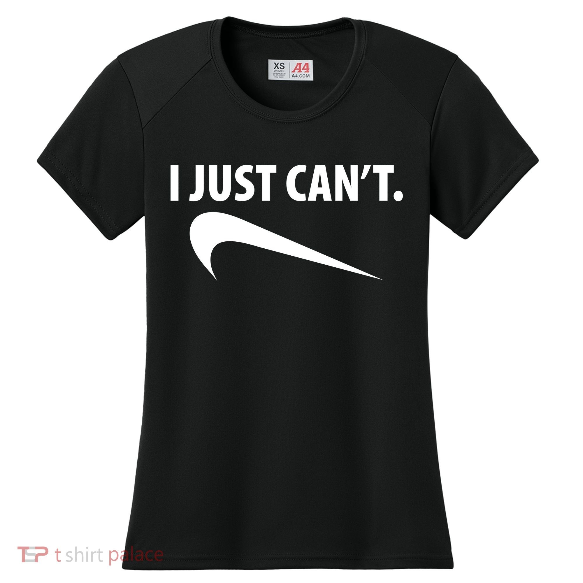 I Just Can't Funny Parody Women's Cooling Performance Crew T-Shirt