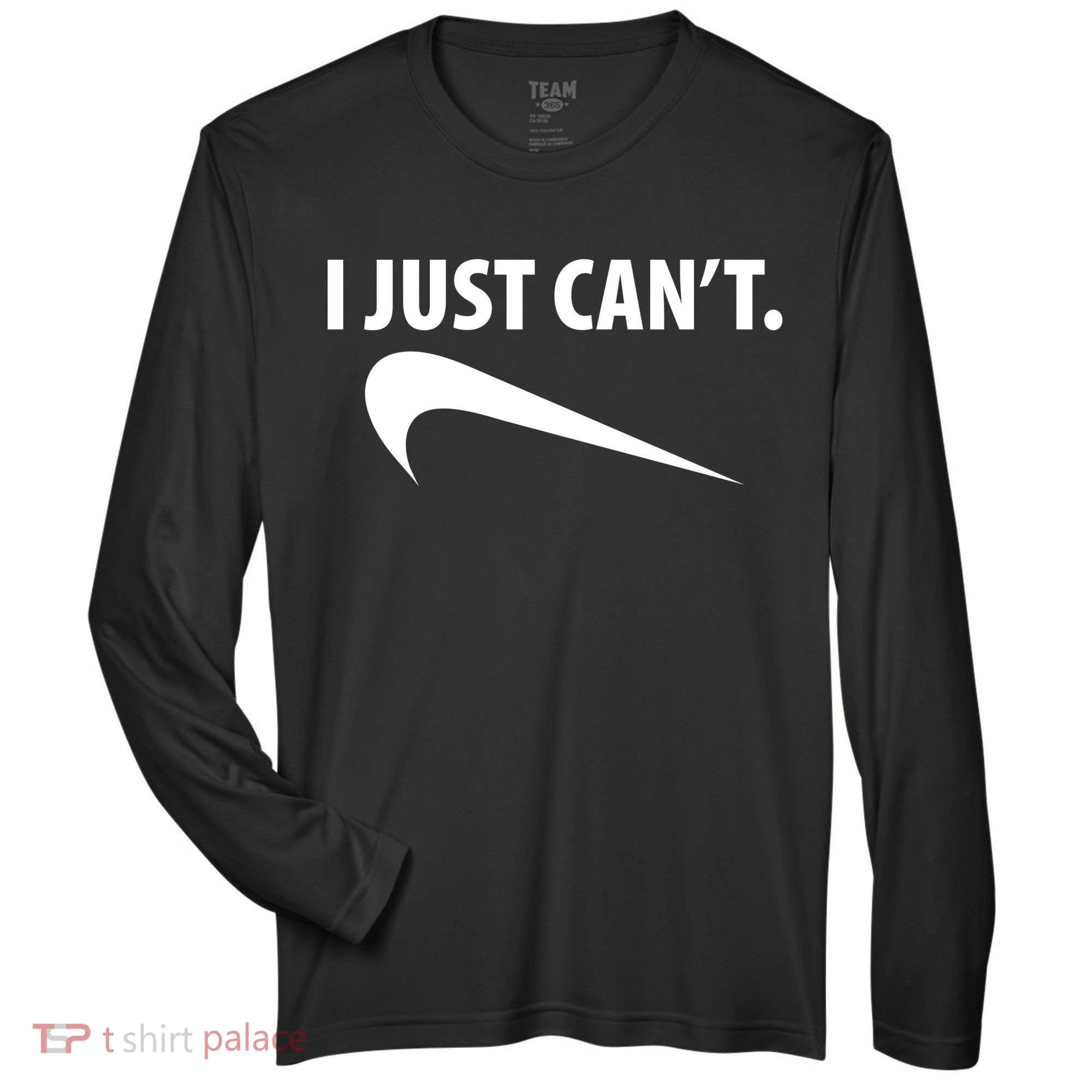 I Just Can't Funny Parody Zone Performance Long-Sleeve T-Shirt