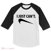 I Just Can't Funny Parody Kids Colorblock Raglan Jersey thumb 0