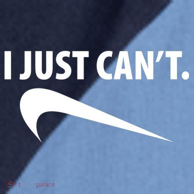 I Just Can't Funny Parody Raglan Baseball Sleeve Shirt