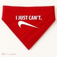 I Just Can't Funny Parody USA-Made Doggie Bandana thumb 0