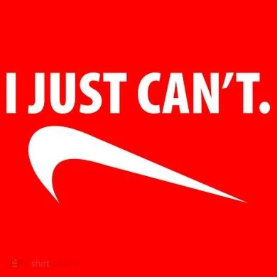 I Just Can't Funny Parody Button