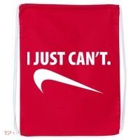 I Just Can't Funny Parody Drawstring Bag thumb 0