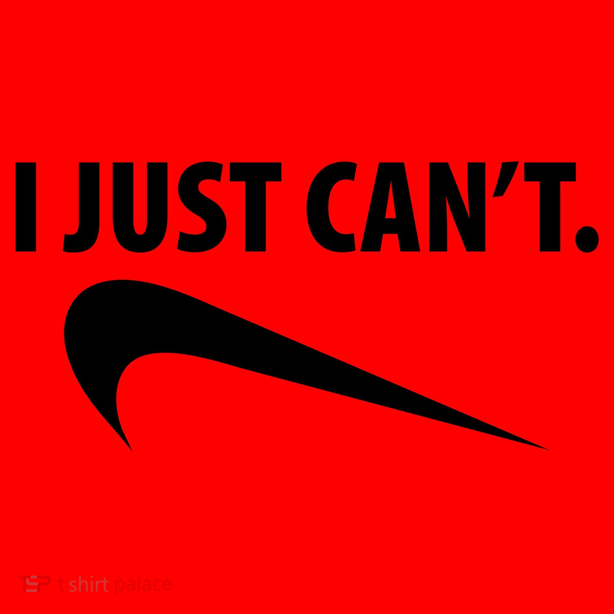 I Just Can't Funny Parody Santa Hat
