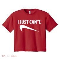 I Just Can't Funny Parody Women's Crop Top Tee thumb 0