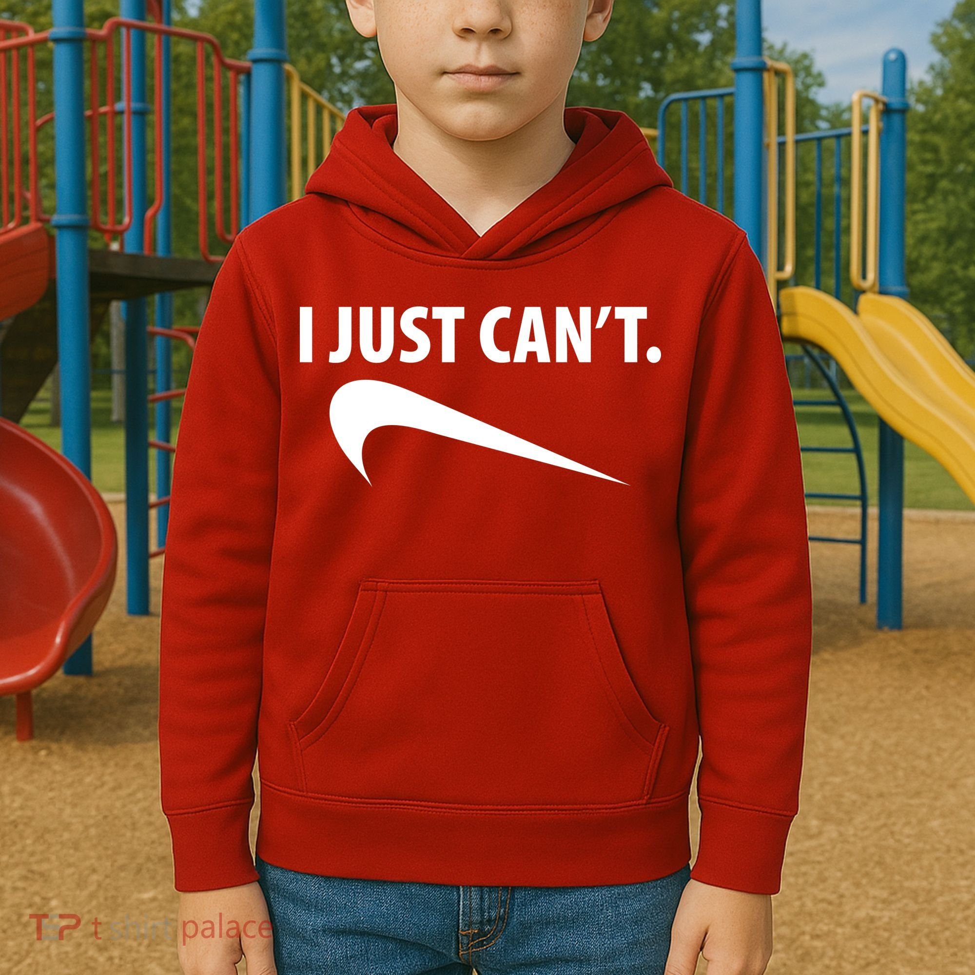 I Just Can't Funny Parody Kids Hoodie