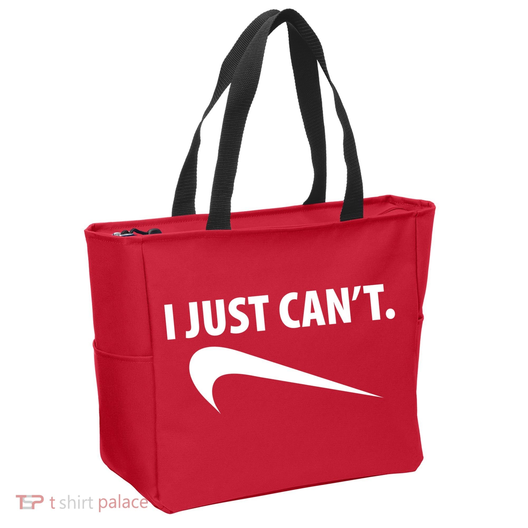 I Just Can't Funny Parody Tote Bag