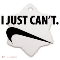I Just Can't Funny Parody Ceramic Ornament thumb 2
