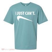 I Just Can't Funny Parody Sueded Cloud Jersey T-Shirt thumb 0