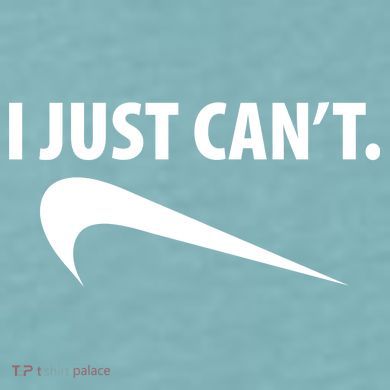I Just Can't Funny Parody Sueded Cloud Jersey T-Shirt