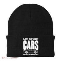 I Just Care About Cars and Maybe Like 4 People Beanie thumb 0
