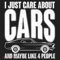 I Just Care About Cars and Maybe Like 4 People Beanie thumb 2
