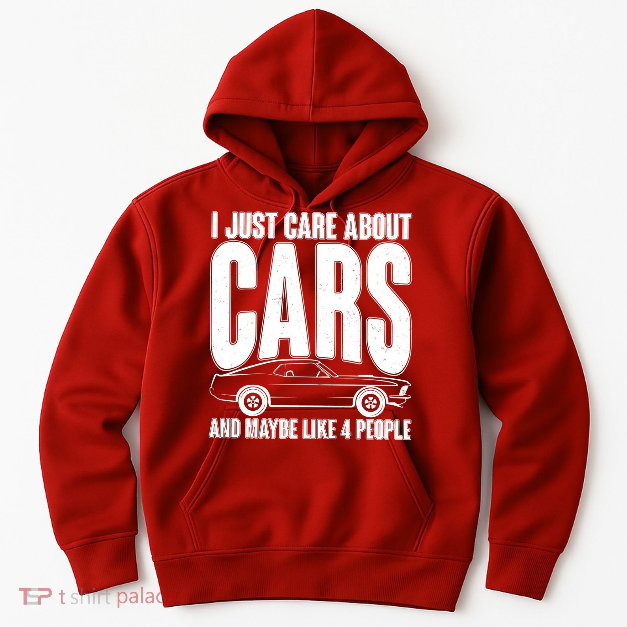 I Just Care About Cars and Maybe Like 4 People Hoodie