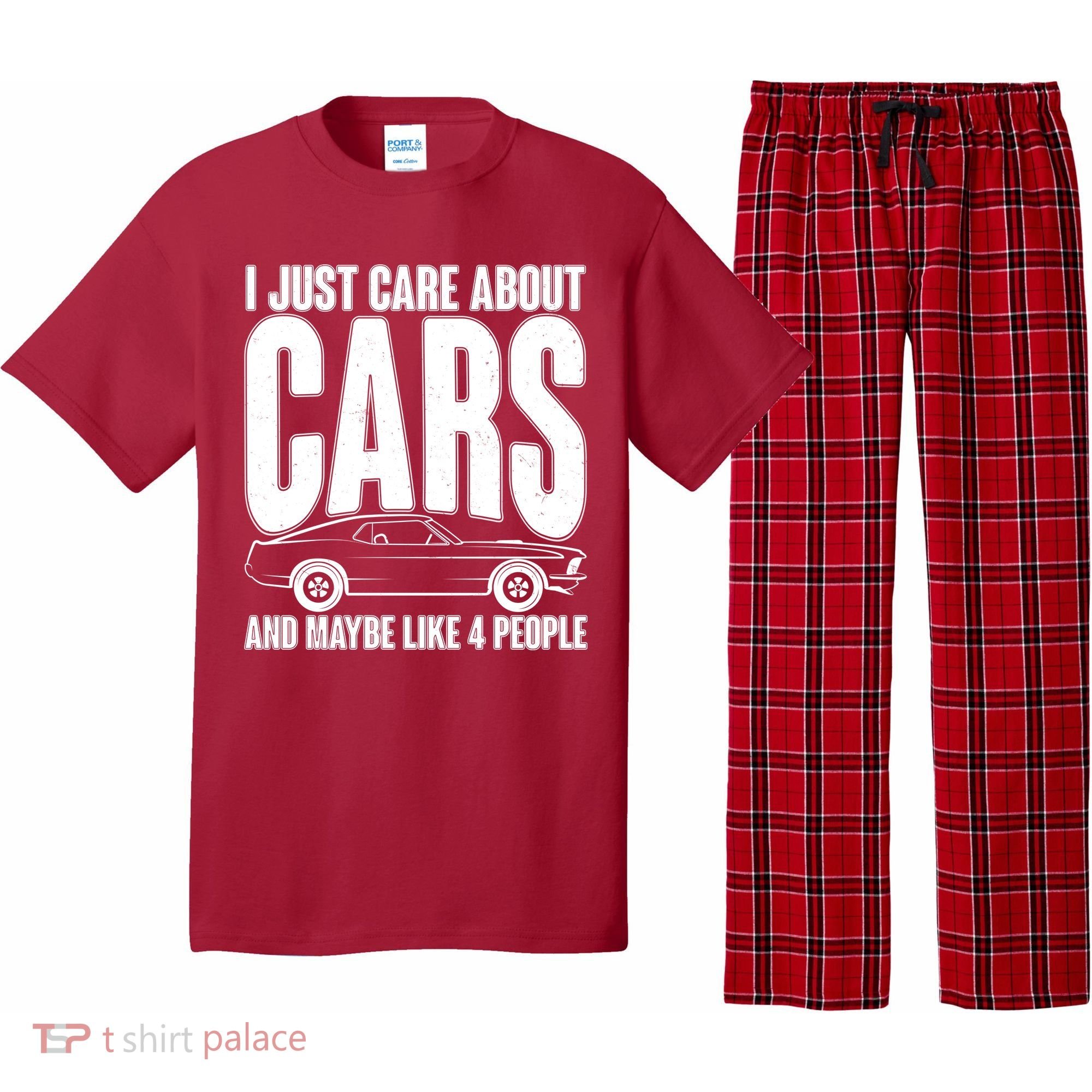 I Just Care About Cars and Maybe Like 4 People Pajama Set
