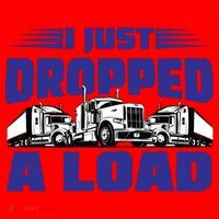 I Just Dropped A Load Trucking Santa Hat thumb 1