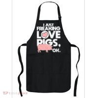 I Just Freaking Love Pigs OK Apron thumb 0