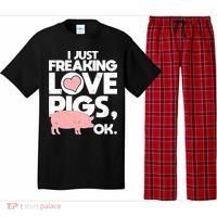 I Just Freaking Love Pigs OK Pajama Set thumb 0