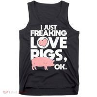 I Just Freaking Love Pigs OK Tank Top thumb 0