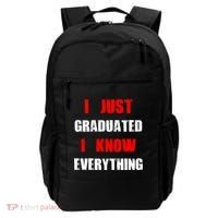 I Just Graduated I Know Everything Graduation Backpack thumb 0