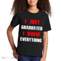 I Just Graduated I Know Everything Graduation Kids T-Shirt thumb 2