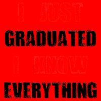 I Just Graduated I Know Everything Graduation Santa Hat thumb 1