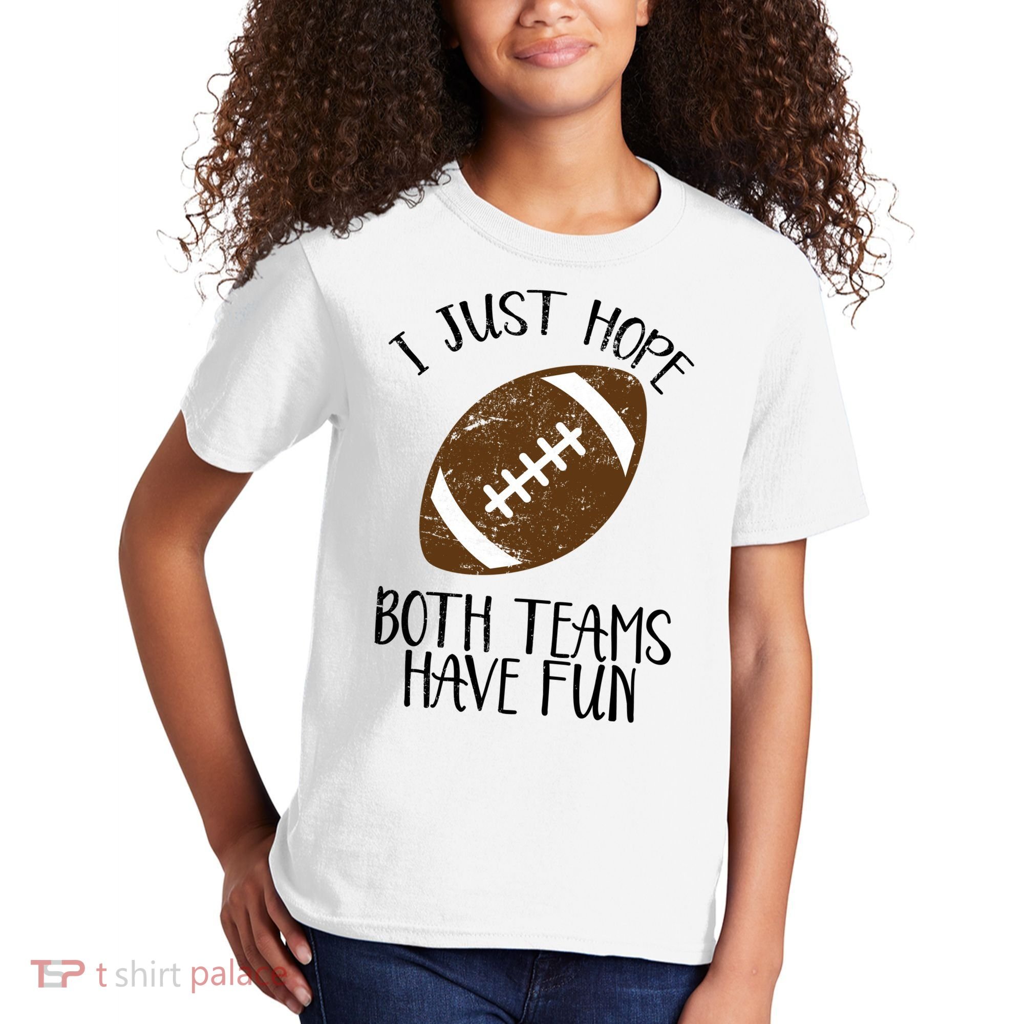 I Just Hope Both Teams Have Fun Football Kids T-Shirt