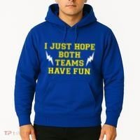 I Just Hope Both Teams Win Hoodie thumb 2