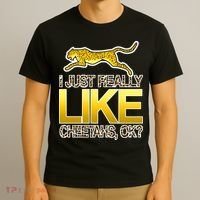 I Just Like Cheetahs Ok T-Shirt thumb 3