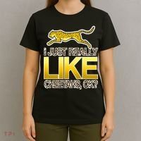 I Just Like Cheetahs Ok T-Shirt thumb 4